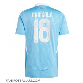 Belgia Orel Mangala #18 Tricou Fotbal Replică European 2024 Barbati Deplasare